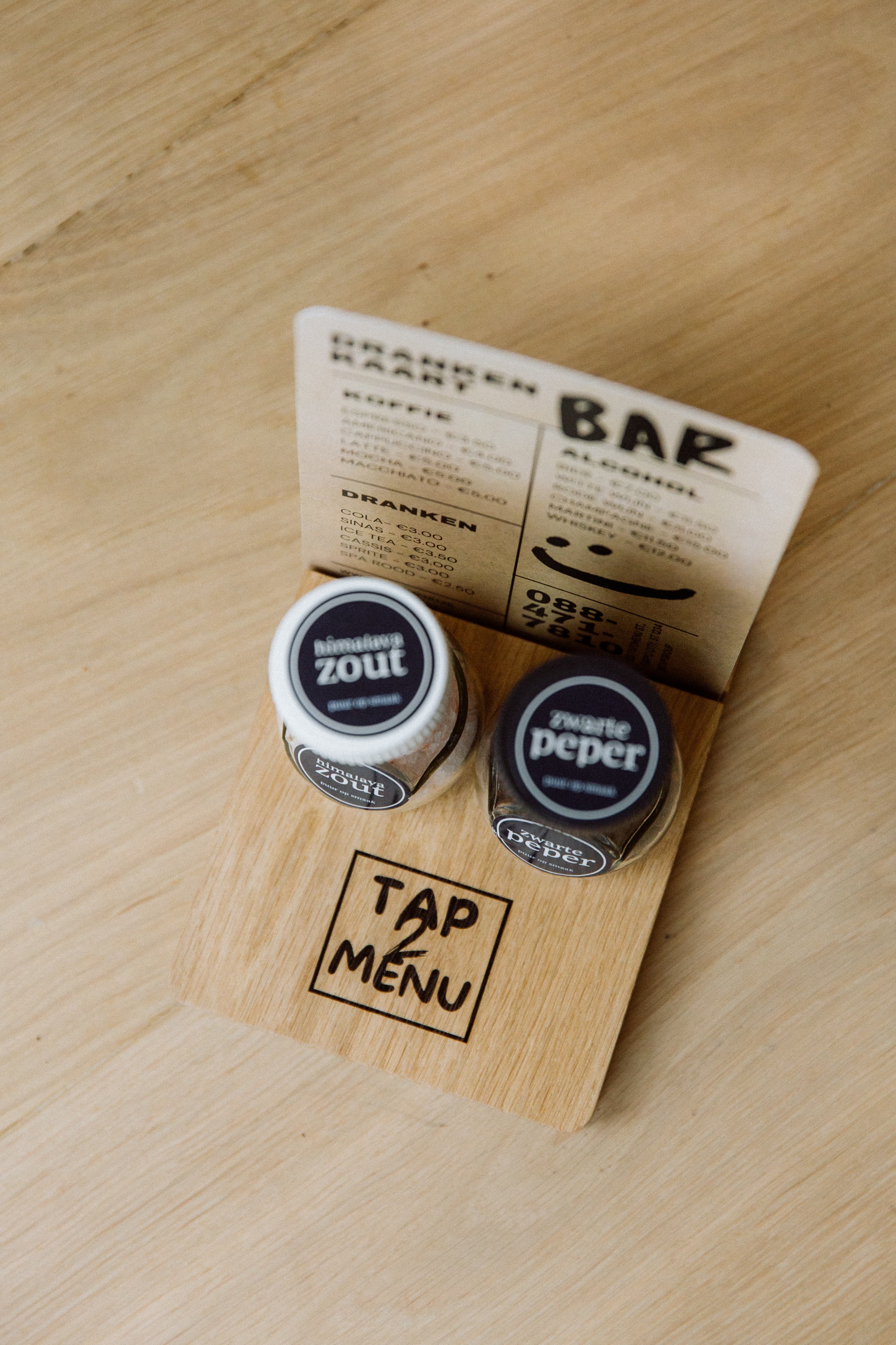 Tap2Menu device
